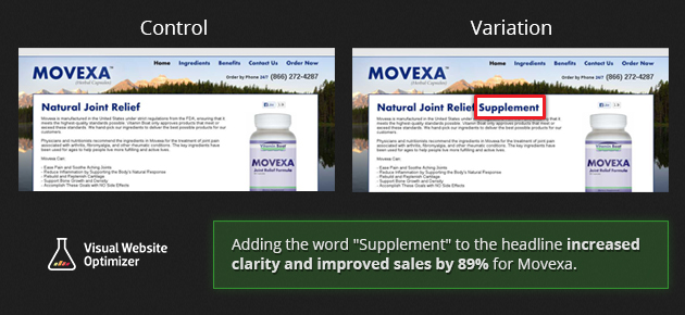 Headline clarity improved conversions Headline clarity improved conversions