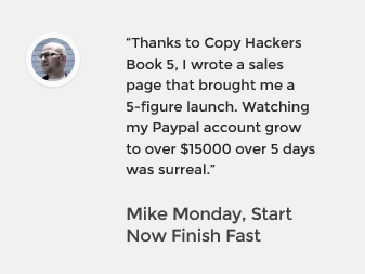 Copy Hackers Testimonial Copy Hackers Testimonial