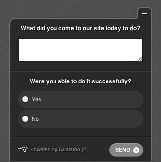 On-site survey questions On-site survey questions