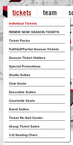 vertical navigation menu vertical navigation menu