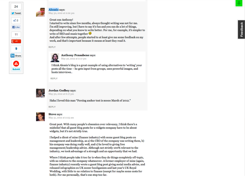 Writing Content for Starting Conversations